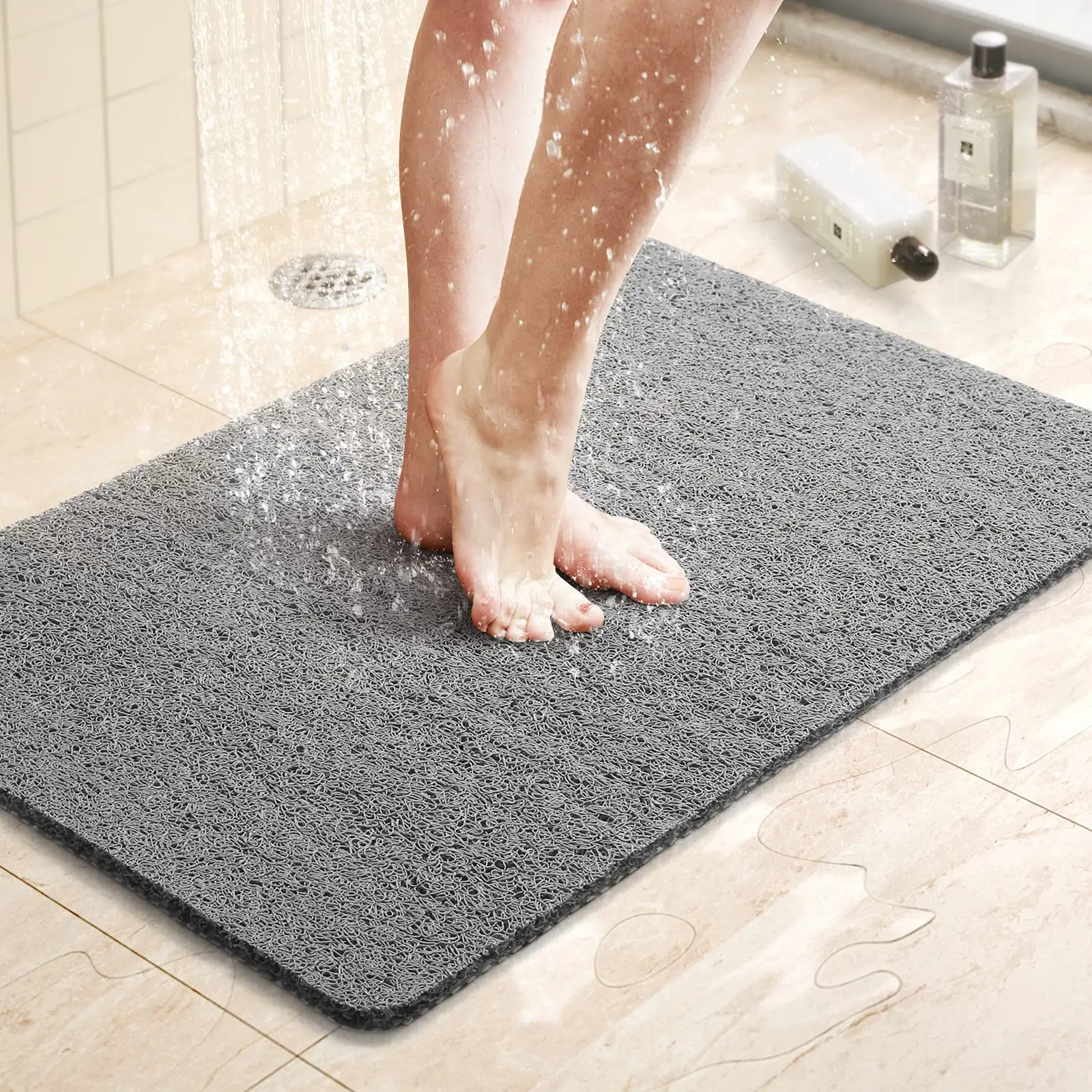 

Mat Mat Phthalate With Bath For Free Bathroom Loofah Tub Drain Shower Drying Shower Non-slip Quick
