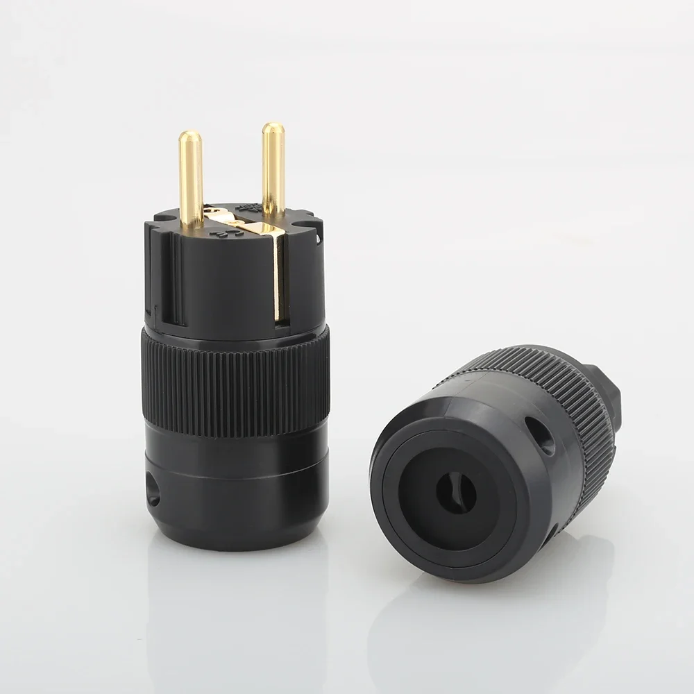 Unprint 10pairs High End 24K Gold Plated Schuko AC power plug+IEC power connector