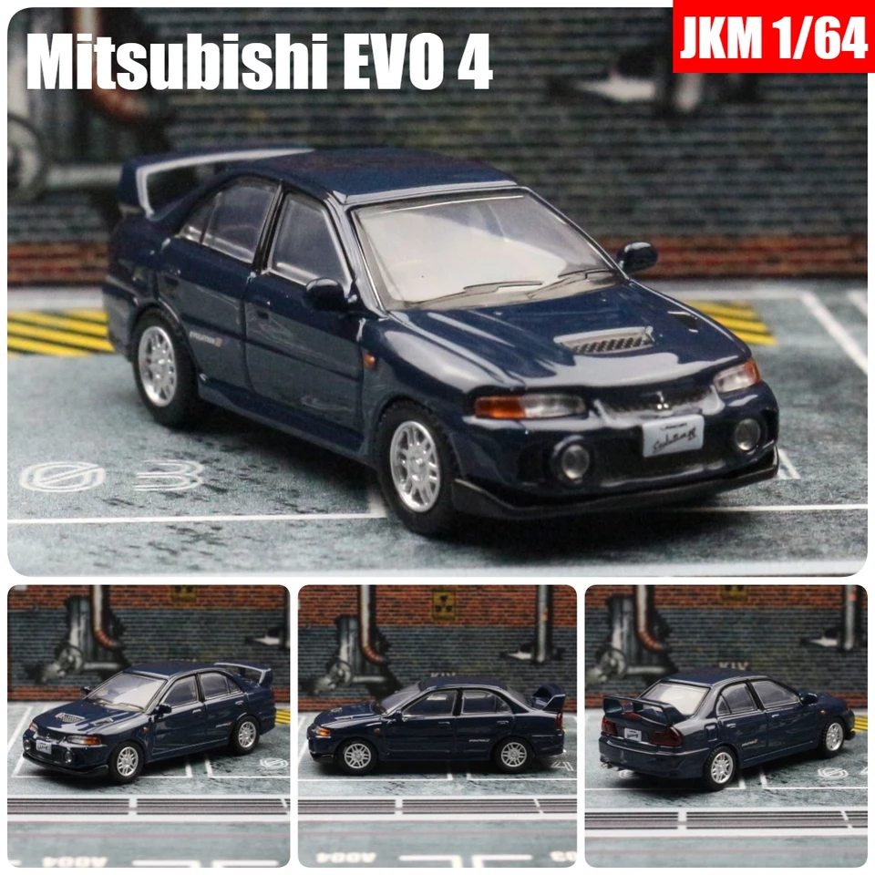 1:64 Mitsubishi Lancer Evolution IV EVO 4 Miniature JKM 1/64