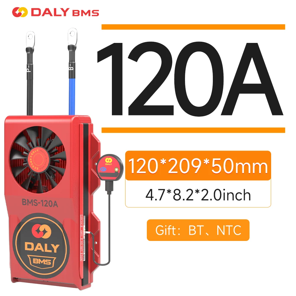 DALY Smart BMS 8S 24V 30A Per Batterie LiFePO4 - Con Bluetooth, RS485, CAN, UART - Monitoraggio Tempo Reale Via APP - Foto 6