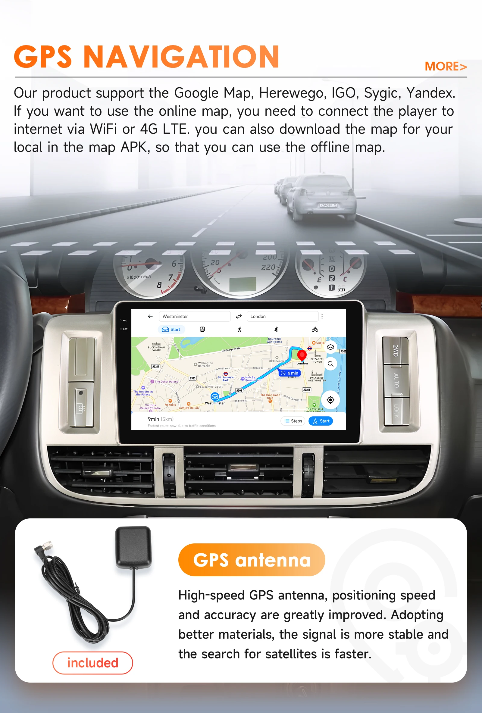 9-Zoll-Autoradio mit AI Carplay und Android 14 für Nissan X-Trail T30 (2000-2009) - Multimedia-Videoplayer mit GPS, 360°-Kamera, RDS und Bildschirm – Detail 32