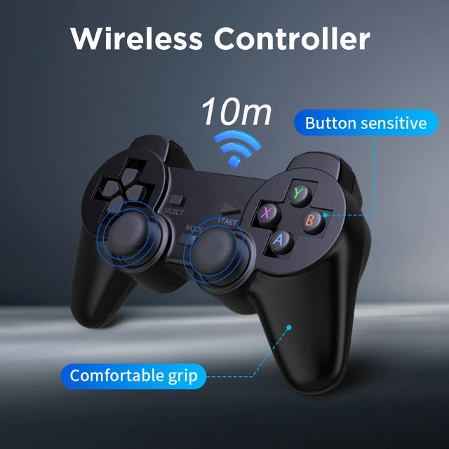 Wireless Controller For PS2/PS1 Gamepad Dual Vibration Shock For Sony  Playstation 2 Joypad Joystick Controle USB PC Game Console - AliExpress