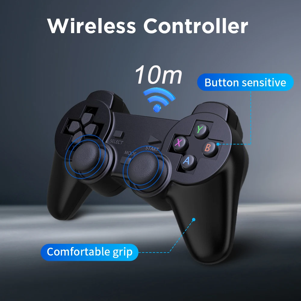 Wireless controller 2 4ghz handle 10m gamepad for ps4 ps3 ps2 with 360