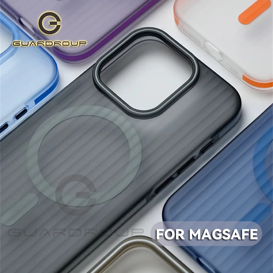 Custodia Magnetica Magsafe Per IPhone 16,15,14,13,12,11 Pro Max, Antiurto Morbida