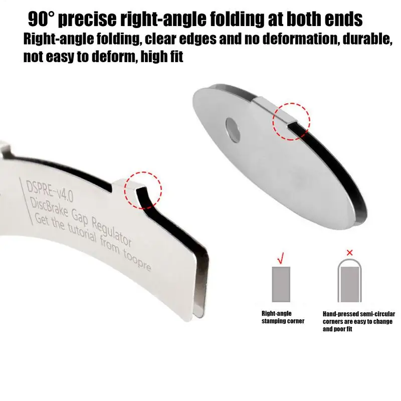 Bicycle Disc Brake Pad Adjustment Alignment Tool Brake Rotor Cycling Repair Tool