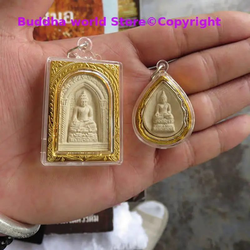 

Southeast Asia Thailand Temple Buddhist pocket talisman safety healthy GOOD LUCK Sakyamuni CHONG DI Buddha card Pendant Amulet