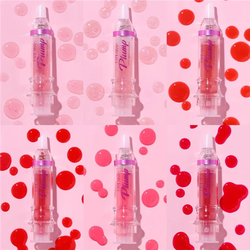 HANDAIYAN PLUMP & POUT Lip Plumping Booster Gloss High Shine for Plumper Looking Lips Extreme Shine Crystal Volume Lip Oil Hot 2