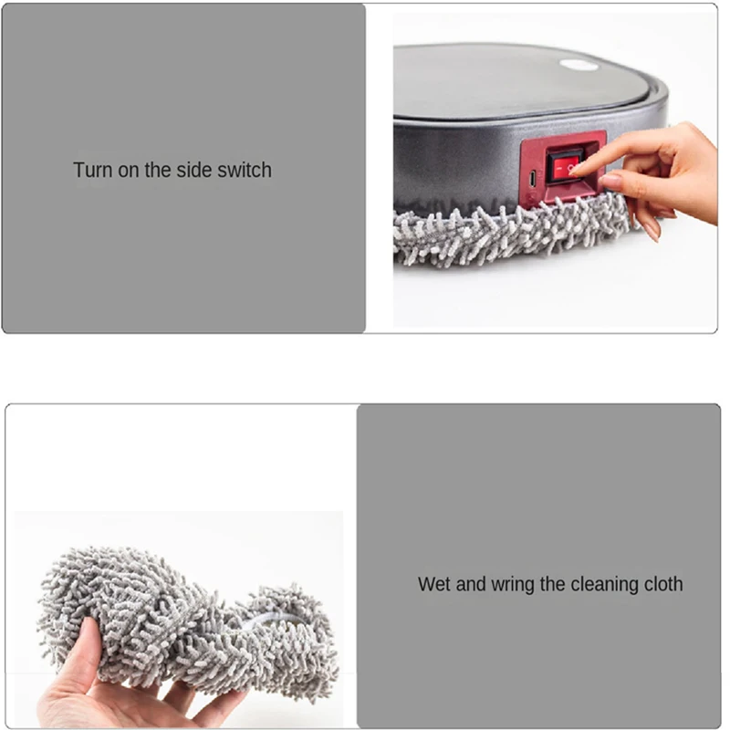 Intelligent Robot 3 in1 Dry Wet Sweep Mop Robot Vacuum Cleaner Rechargeable Smart Mopping Robot Spray Cleaner Home Mopping Robot 5