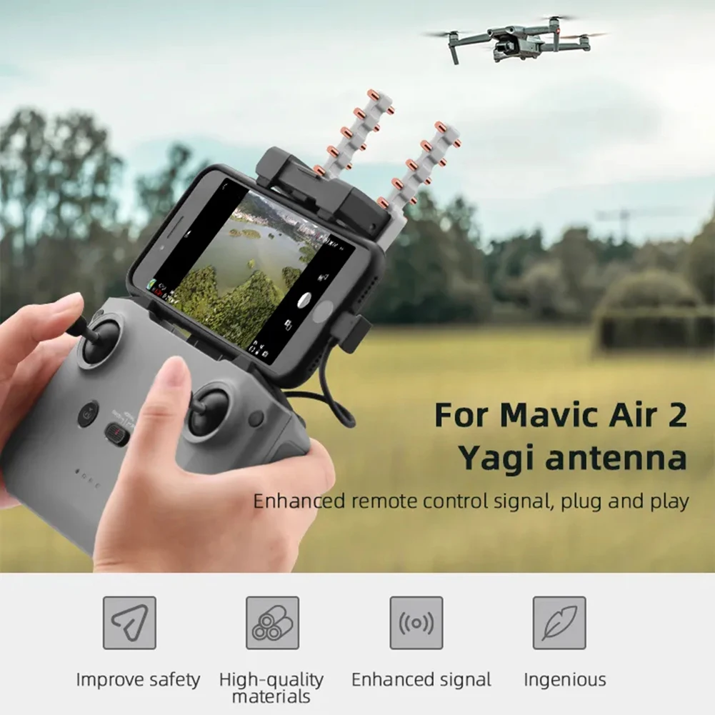Yagi Antenna Signal Booster For DJI RC-N1 RC-N2 Signal Accessories Suitable For Mavic AIR 2 Remote Control Antenna