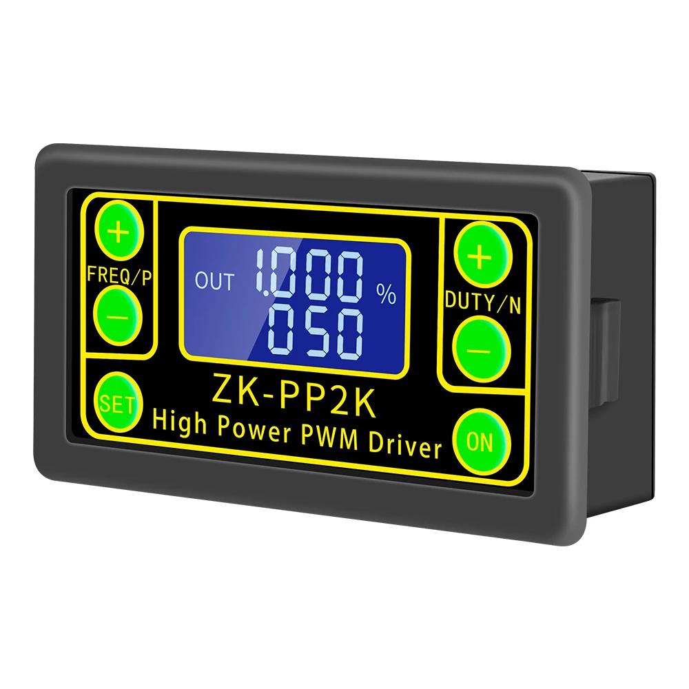 Pwm Signal Generator Driver Module para Motor Lâmpada Dual Mode Lcd Pwm Pulse Frequency Duty Cycle Módulo Ajustável Zk-pp2k 8a