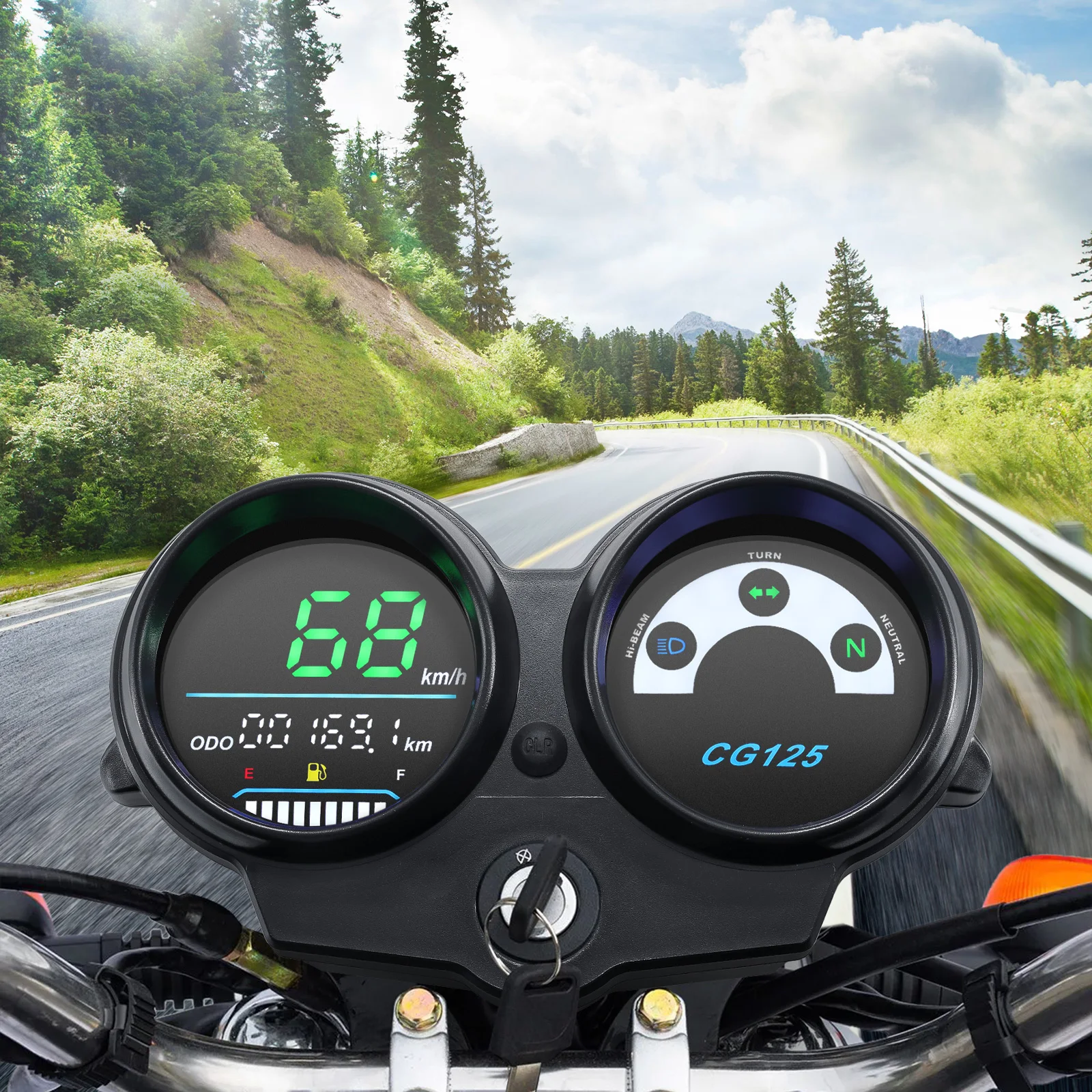 Speedometer Hero Splendor Digital Metre Instrument Cluster