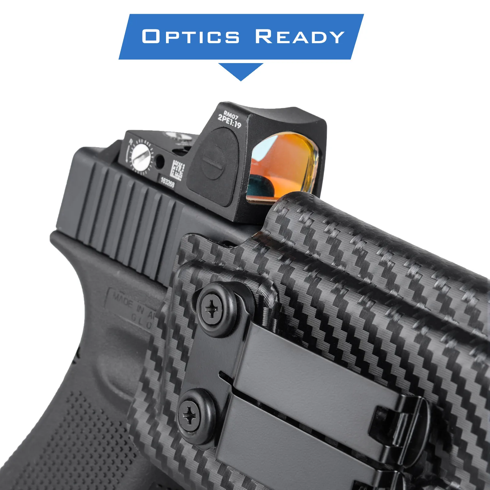 P320 Holster with Light IWB Kydex Holster for Sig P320 M18 Carry Compact w/ TLR-1 HL 1S Flashlight Red Dot Optic Concealed Carry 4