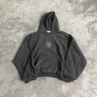 Frog Drift Y2K DONDA Vultures Kanye West Vintage Loose Oversized Sweatshirt Tops 100%Cotton Printed Pullover Hoodies For Men 2