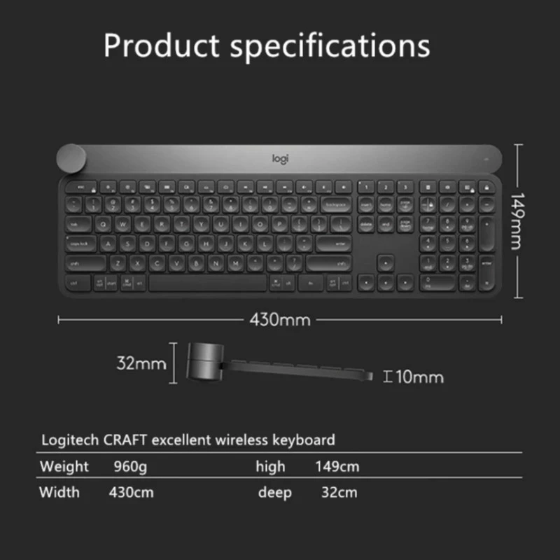 Wrist Rest Pad Palm For Original Logitech MX Keys/Craft Wireless Keyboard  Comfortable，Durable Support And Stable Control - AliExpress