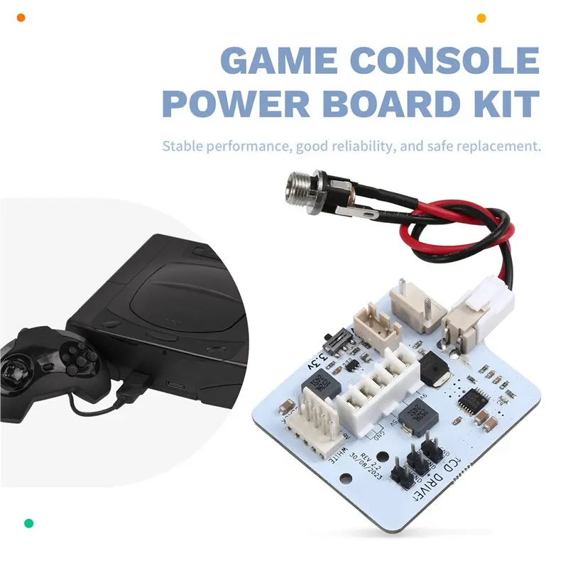 ABKI-For SEGA For SEGA Saturnpsu 전원 공급 장치 12V V2.1 SEGA 모든 Saturn 콘솔용 교체품 레트로 비디오 게임 콘솔 A G
