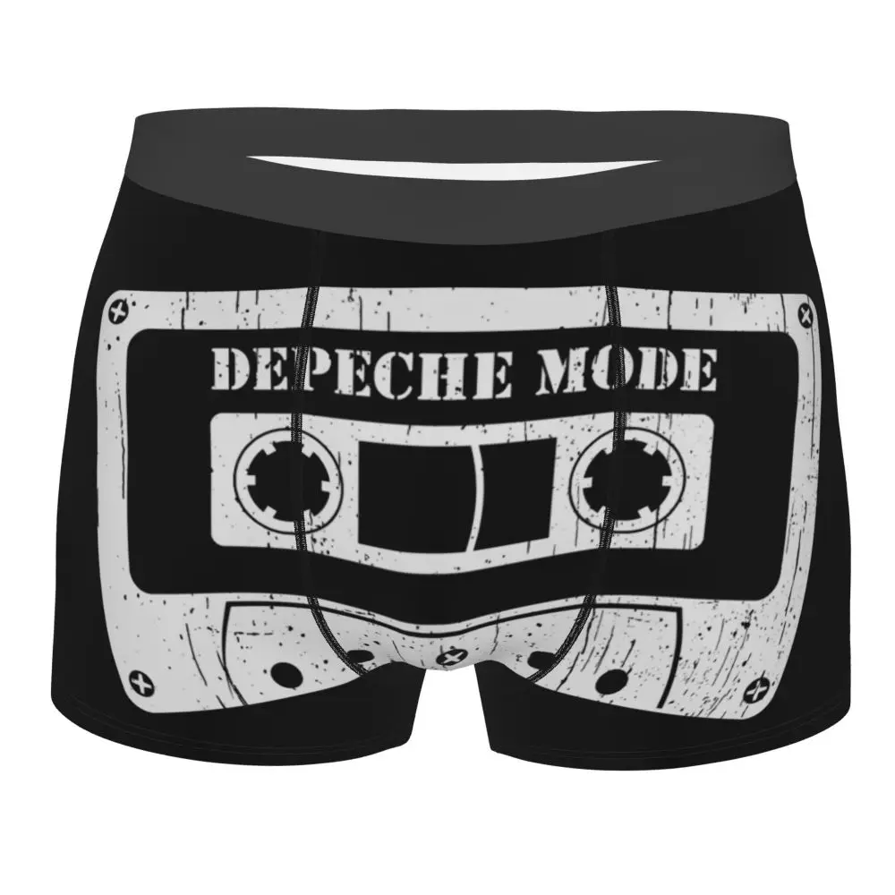 Custom Electronic Rock Depeche Cool Mode Boxers Shorts Men Briefs Underwear Cool Underpants