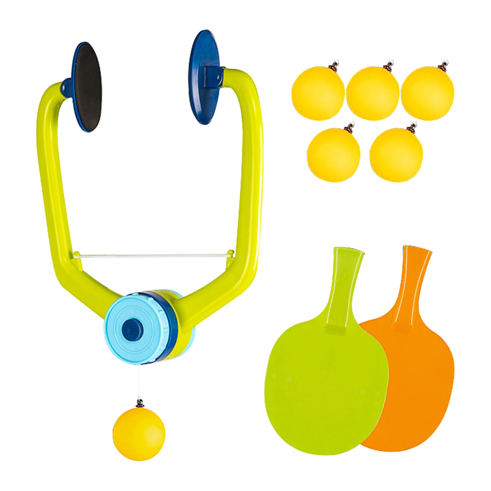 

Parent-child Toy Teenager Height Adjustable Game Training Device 2 Rackets Decompression With 6 Balls Self Hanging Table Tennis