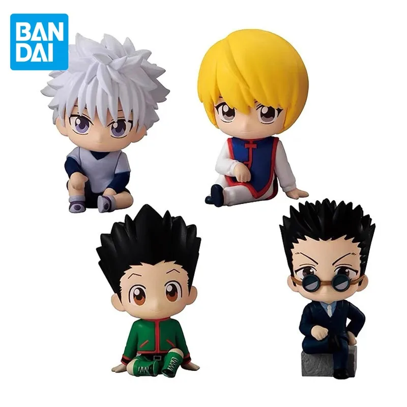 

BANDAI Original Gashapon HUNTER×HUNTER Anime Figure Sitting Posture GON Action Figure Christmas Ornament Gift Toys for Kids