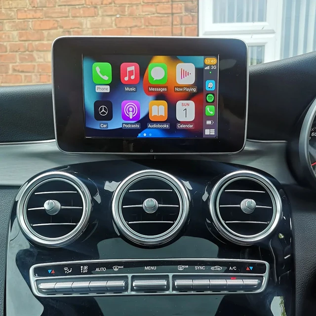 Wireless Apple CarPlay Android Auto For Mercedes W205 C GLC, 45 OFF