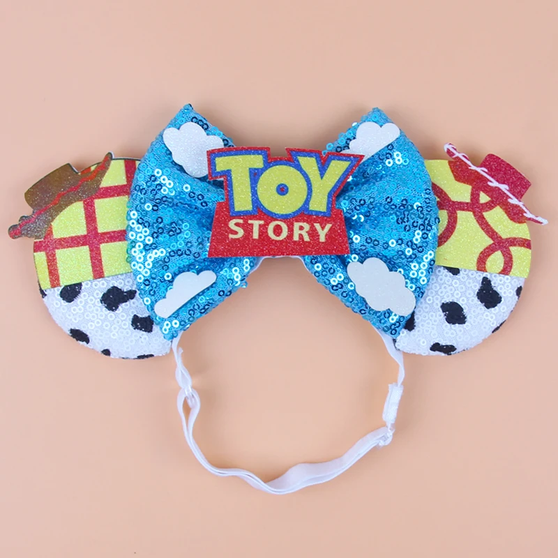 2024 Nieuwe Disney Oren Verstelbare Elastische Hoofdband Volwassen Mickey Mouse Nylon Haarband Kids Haaraccessoires Festival Trip Party Diy