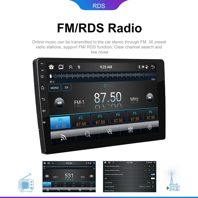 Achetez en gros Podofo 9 Pouces 2 64g Android Autoradio Double Din