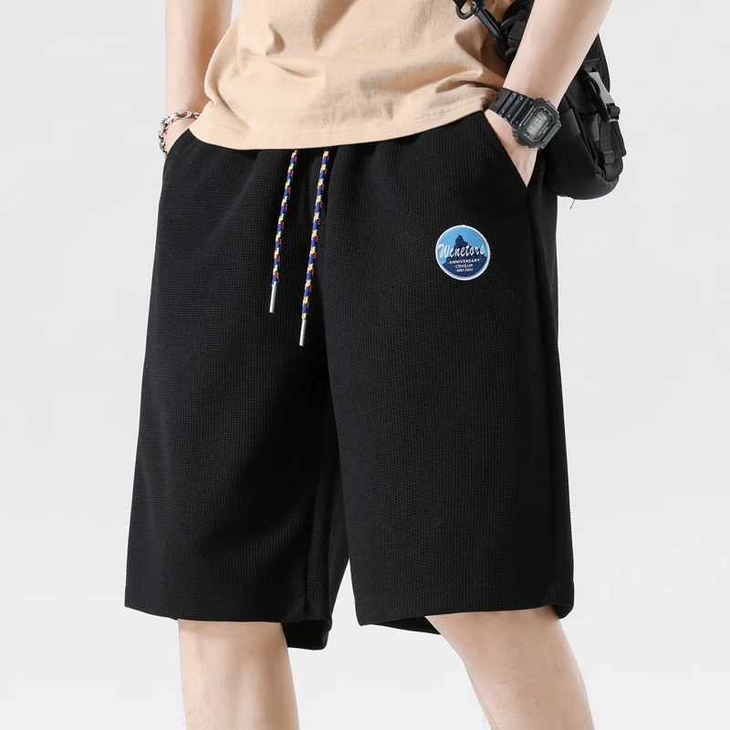 

shorts for men Casual shorts boys summer loose stretch pants knitted underwear straight sweatpants Men's clothing