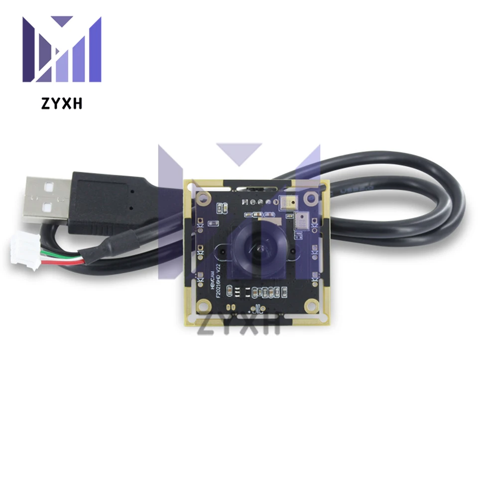 

F22 USB Camera Module 105 Degree Without Distortion 2 MP 1920*1080 Built-in Microphone 2.67mm Manual Focus