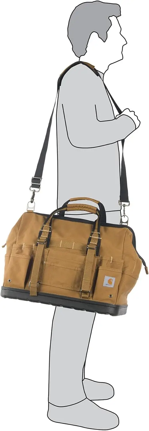 Legacy Tool Bag 18-Inch w/ Molded Base, Carhartt Brown 5
