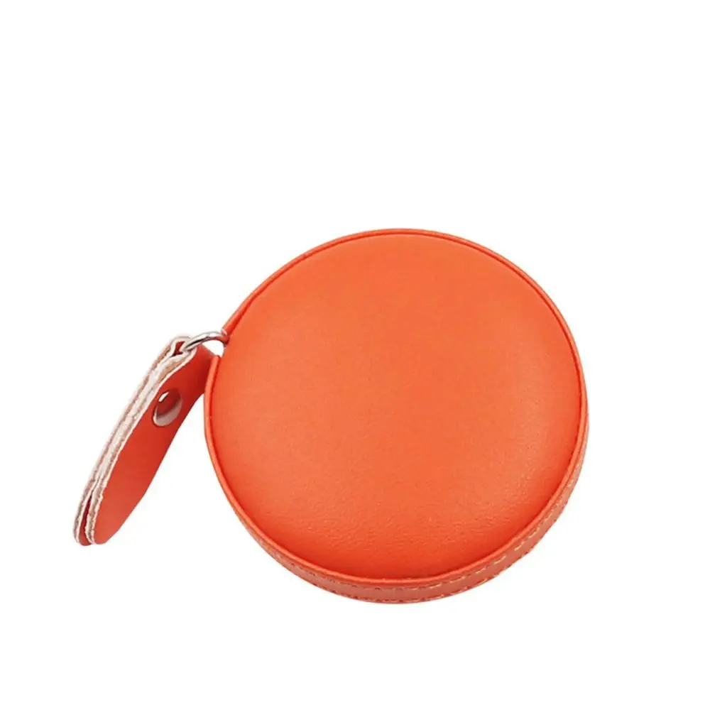 Description Picture 4 of item1PC Portable Retractable Ruler Tape Leather Measuring Tape Centimeter Inch Roll Tape Auto Shrink Measures Height Children Ruler