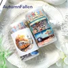 Matte PET Washi Tape City Kitten Transparent Roll Sticker Decorative Adhesive Tape For Scrapbooking Journal Aesthetic Stationery 4