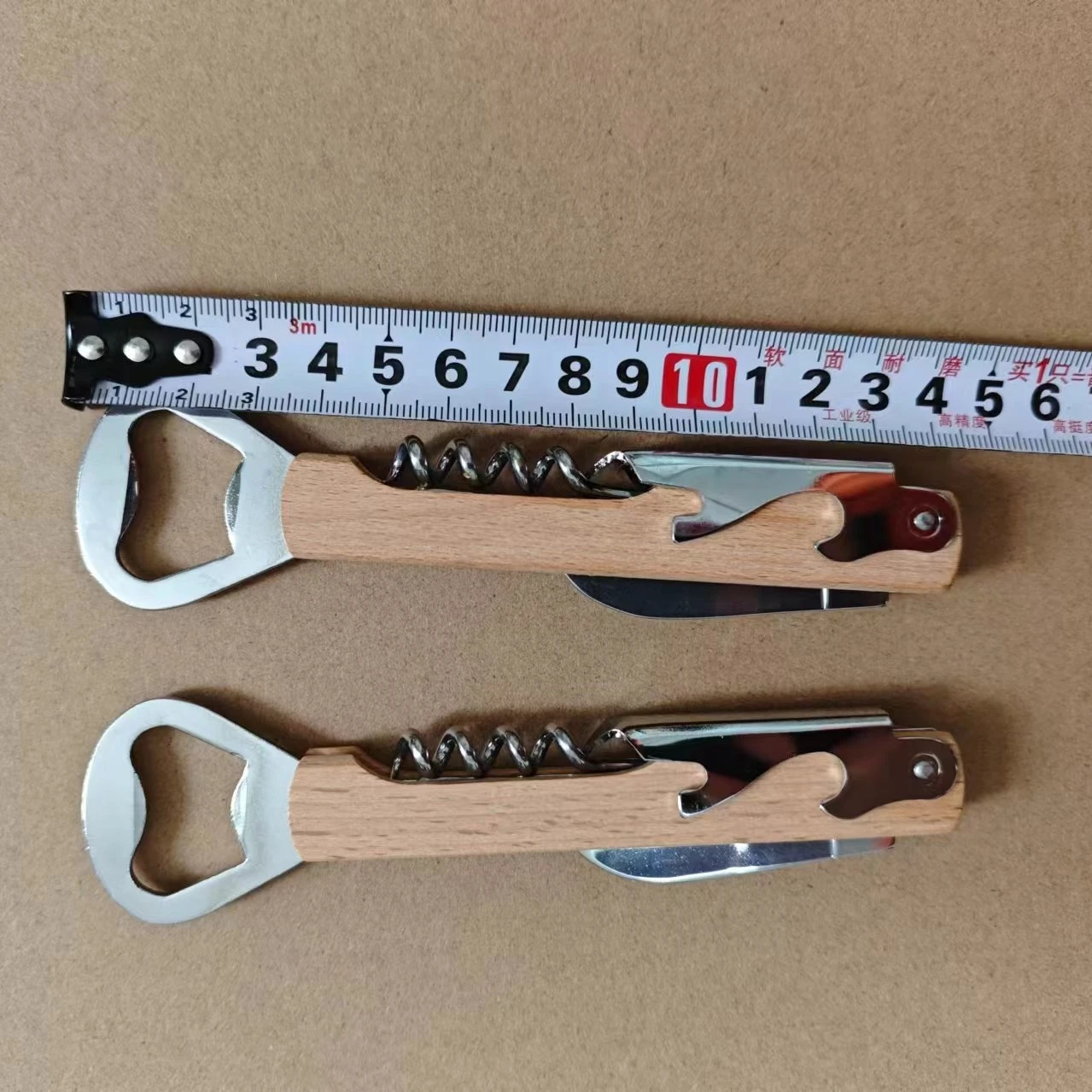 Bottle Opener Wine Opener 20pcs Wood Bottle Opener with Wine Groomsmen Corkscrew
