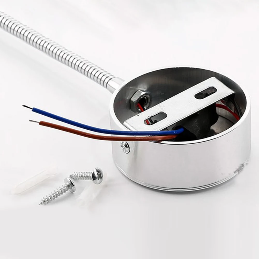 LED Desk Reading Light Reading Light Eye Protection Desk Lamp 360 Degree Rotation Flexible Gooseneck USB Bedroom Night Lamp