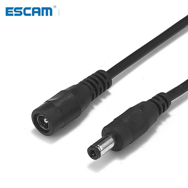 Smar Standard DC12V Power Extension Cable 3 Meter/ 10FT Jack Socket 5.5mm x  2.1mm Male Plug Extension Cord For 12V CCTV Camera - AliExpress