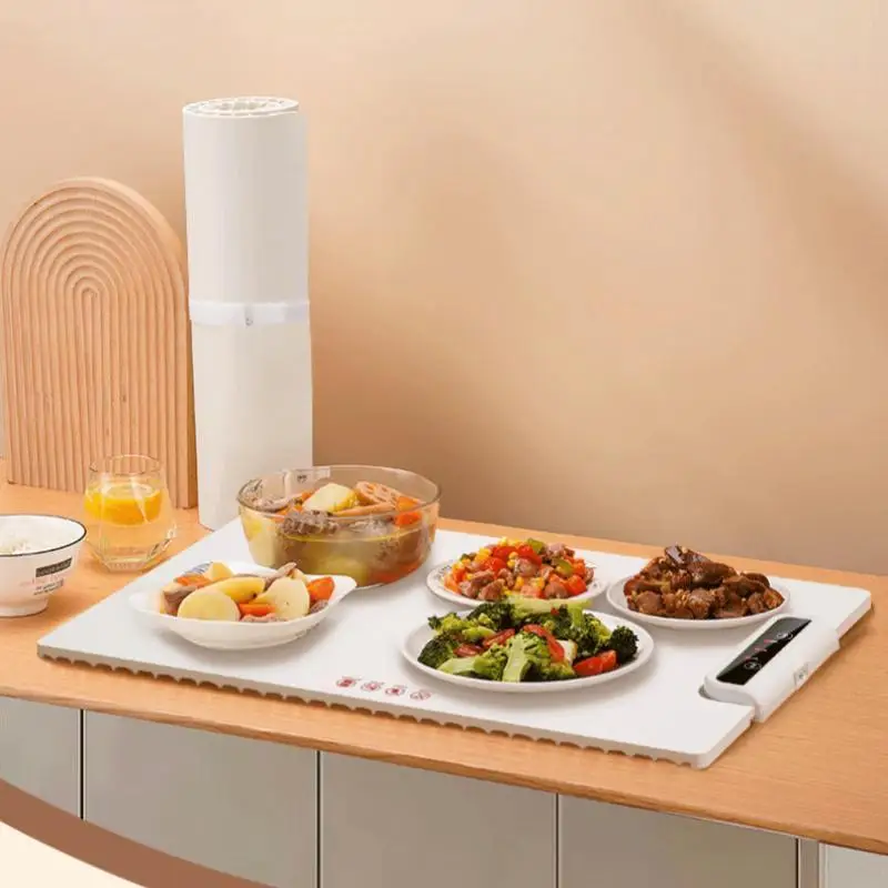 ElectricFoldingFoodWarmerTableMat240WSoftRollStorageKeep