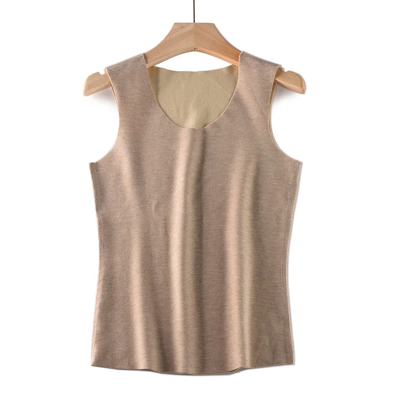 

A set of thermal underwear electric thermal underwear autumn ladies plus velvet padded and winter half-high