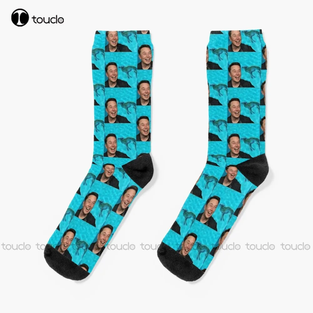 

Elon Musk Laughing At Deer Socks Bride Socks Unisex Adult Teen Youth Socks 360° Digital Print Custom Gift Funny Sock