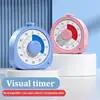 Pink Blue 60 Minutes Visual Timer Classroom Countdown Timer Silent Timer Management Tool for Teaching and Work 1