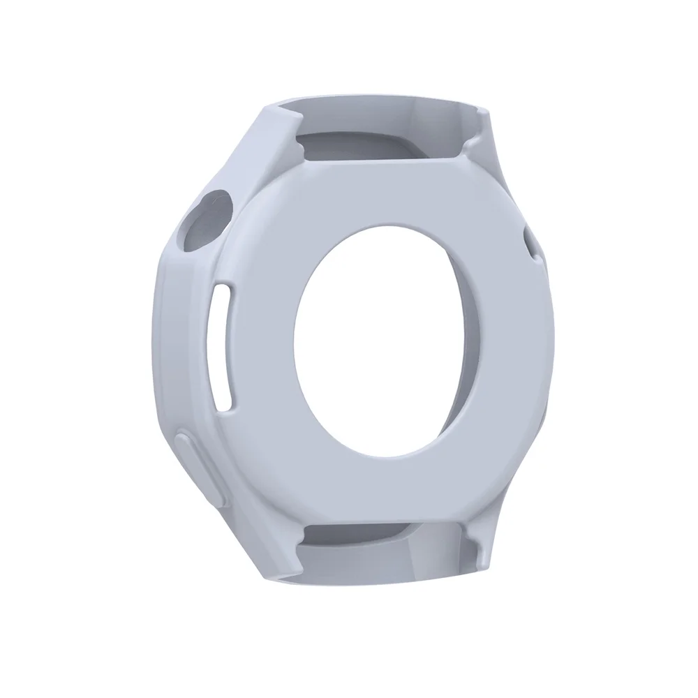 Silicone Watchband with Silvery Buckle and Case Decoration - Soft and Stylish Strap