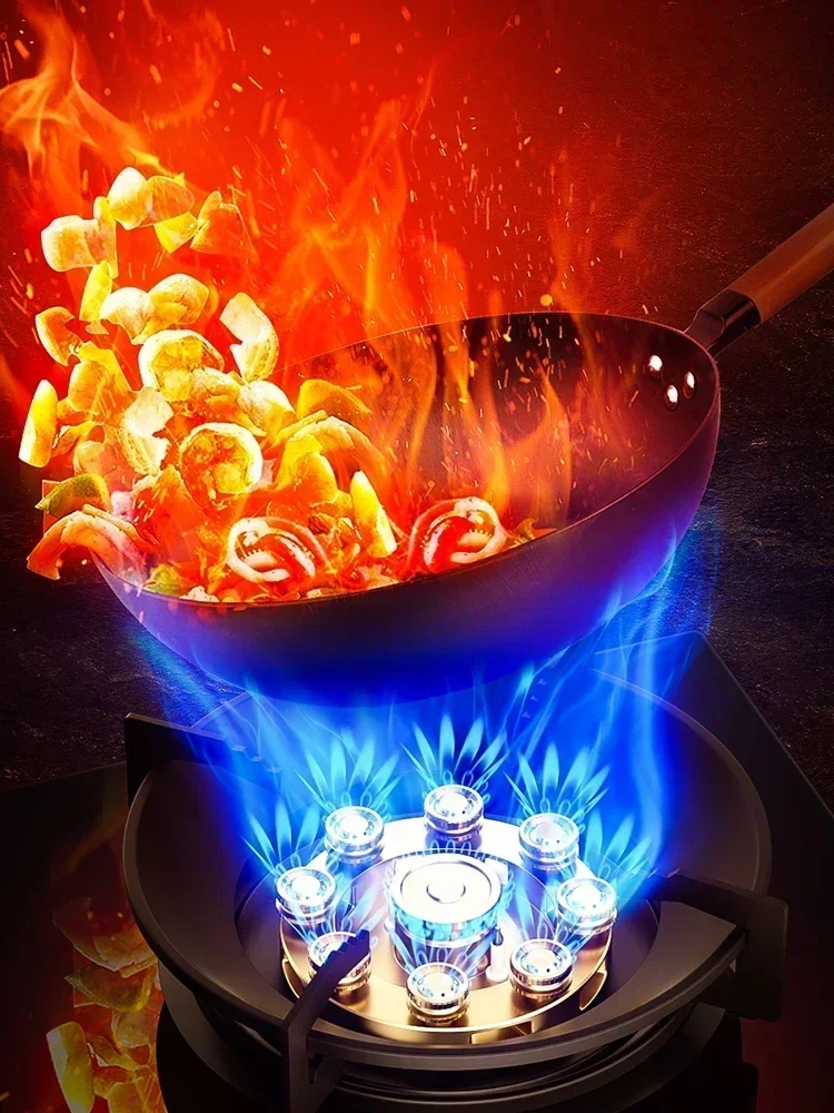 Household gas double stove. Embedded/desktop. Natural gas/liquefied gas. Energy-saving. Efficient cooking. 4