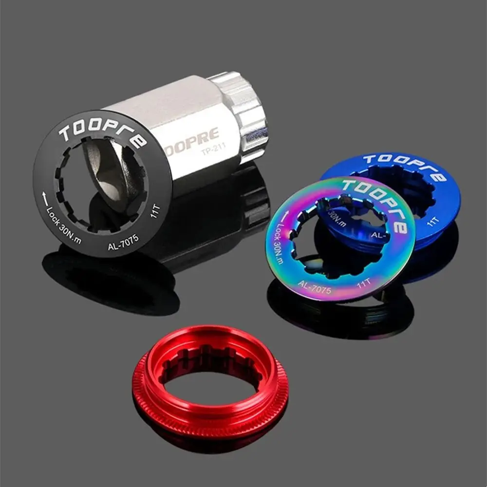 Bike Cassette Mountain Bike Flywheel Lock Ring Flywheel Locking Ring 11T Cassette Sprocket Cover Sprocket Locking Cover