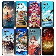

One piece Pirate Ship For Xiaomi Mi 12 12X 11T 11 11i 10i 10T 10S Note 10 9T 9 SE Lite Ultra Pro 5G Black Capa Phone Case