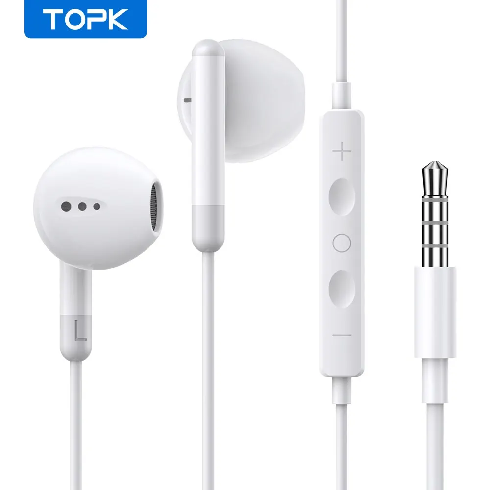Premium In-Ear Wired Earphones with Microphone and Wired Control