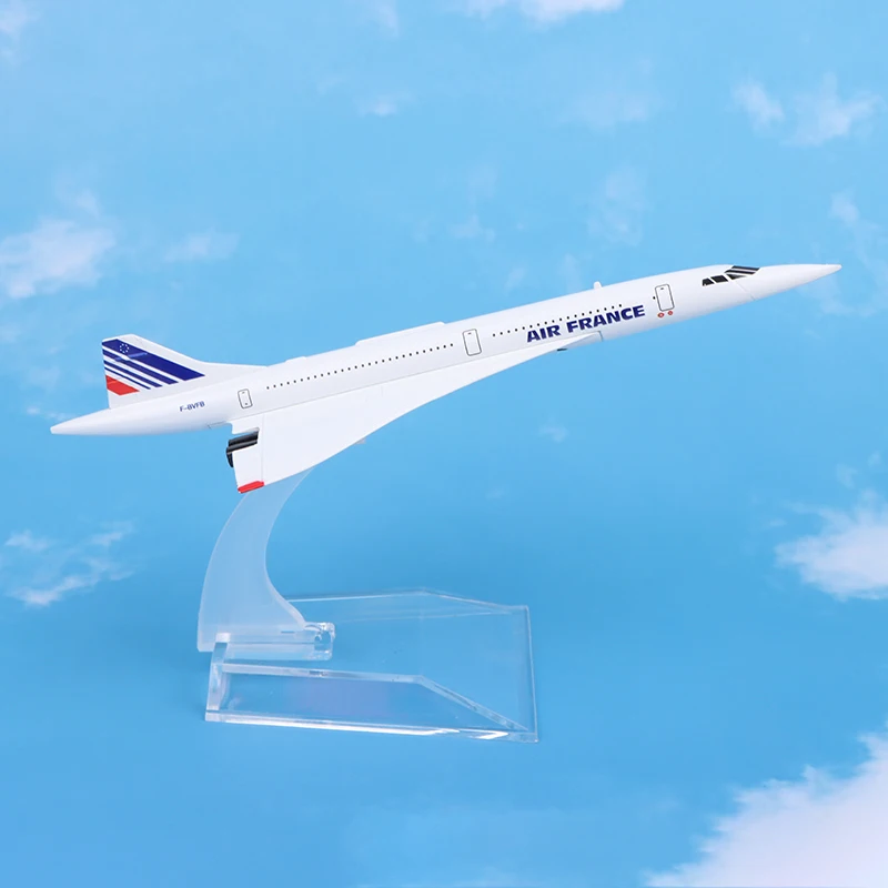 1:400 Concorde Air France Airplane Model Airliner Alloy Diecast Air Plane Model Toys Collection Home Decor Miniatures 5