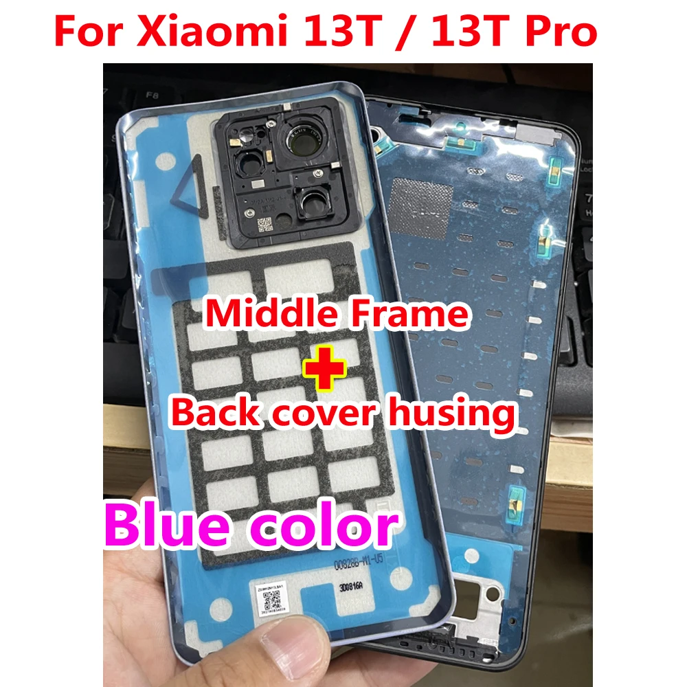 Cache Batterie Arrière (Couvercle) Pour Xiaomi 13T / 13T Pro - Blanc - Vitre Et Coque - Neuf