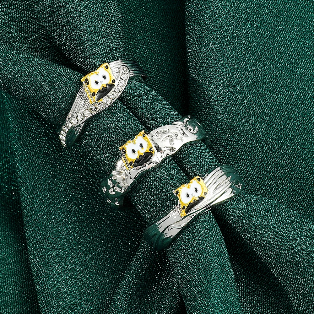 New Squarepants Best Friends Rings Collection Jewelry Best Friend Gifts