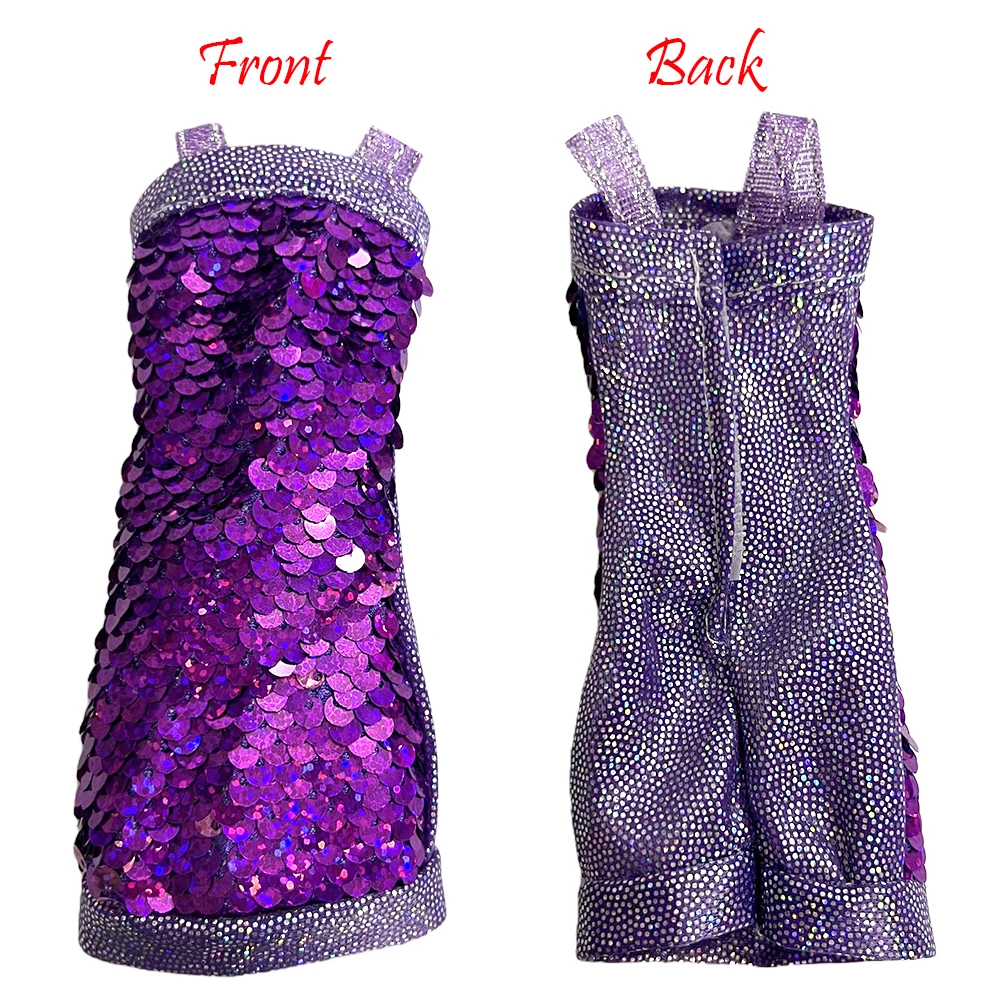 NK-Vestido Princesa Nobre Lantejoulas Roxo, Acessórios para Bonecas Barbie,  Roupa Casual, Moda Diária, Brinquedo Presente Menina, 30cm, 1 Pc -  AliExpress