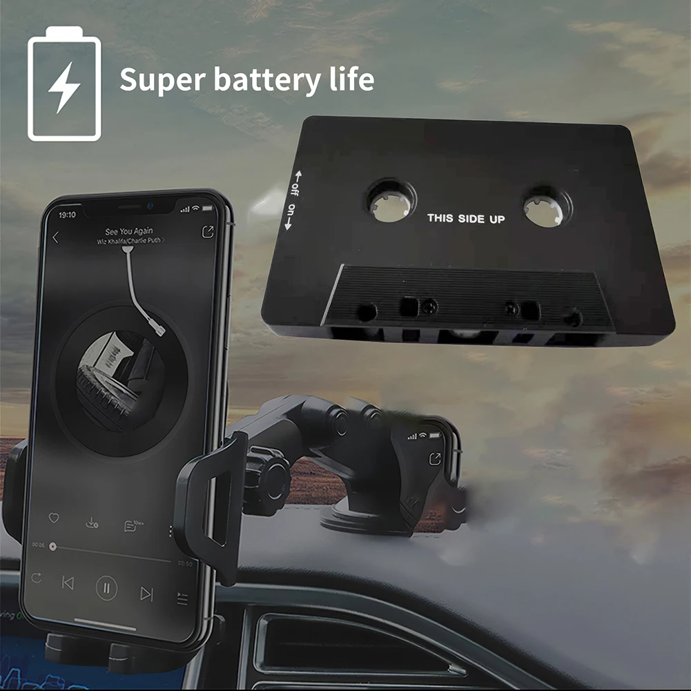 Bluetooth Segéd- Hang Adapter kocsi Szikratávirát Kazetta Magnószalag BT 5.0 átalakító Univerzális Autó Magnószalag AAC MP3 SBC hifi Játszadozó