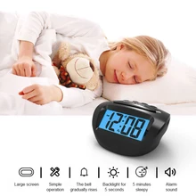 

LCD Alarm Clock Simple Student Children Bedside Luminous Alarm Clock Mini Snooze Gift Small Alarm Clock Dropshipping Wholesale