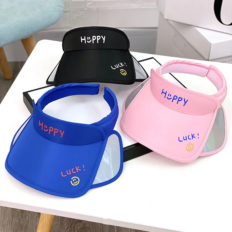 

Kids Sun Visor Hat Wide Brim Summer UV Protection Beach Sport Cap For Children Girls Boys Packable Summer Beach Hats