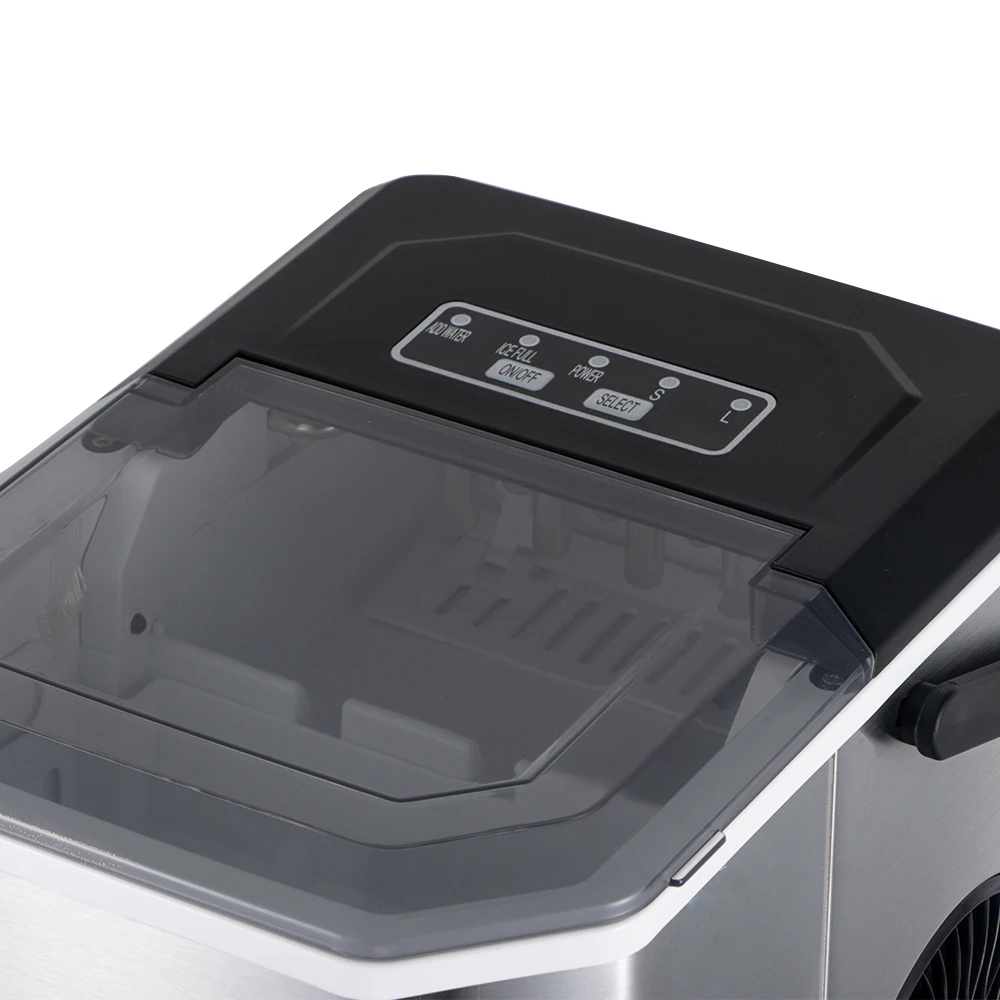 New Commerical Household Automatic Countertop Portable Small Mini Ice Cube Maker Machine for Home Automatic Cleaning